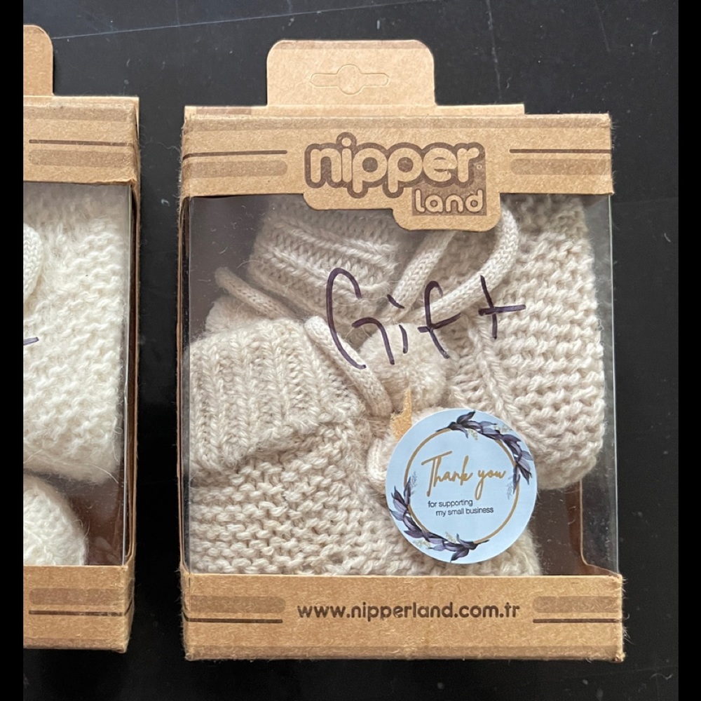 BEIGE NIPPERLAND BABY BOOTIE